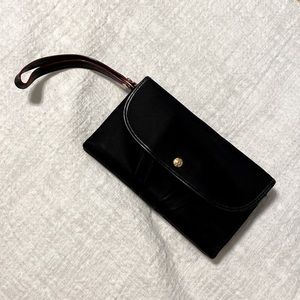 MZ Wallace black Bedford phone wristlet